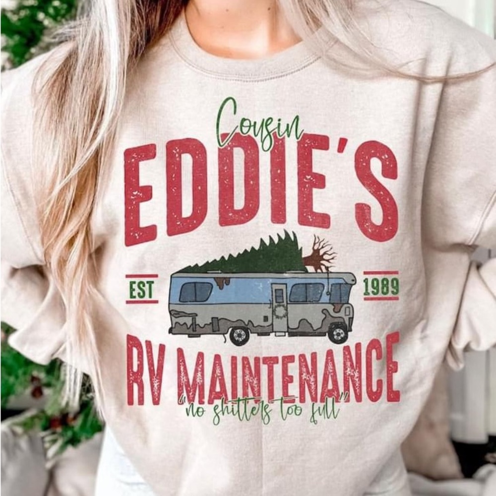 Holiday crew neck